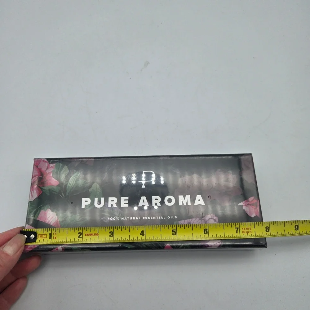 Pure Aroma Essential Oils Set 6-Pack Therapeutic Grade Scents New Sealed